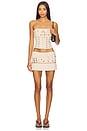 view 5 of 6 Mason Mini Skirt in Beige
