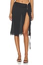 view 1 of 6 JUPE PORTIA MIDI  in Black