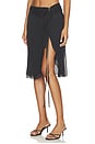 view 4 of 6 JUPE PORTIA MIDI  in Black