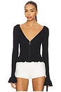 view 1 of 4 Raven Knit Top in Black