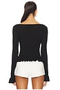 view 3 of 4 Raven Knit Top in Black