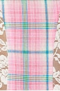 view 5 of 5 Claire Corset in Pink Plaid