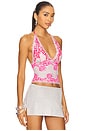 view 2 of 4 Gem Halter Top in Pink