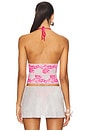 view 3 of 4 Gem Halter Top in Pink