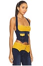 view 2 of 4 Tommie Corset in Blue