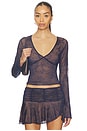view 1 of 4 Yvette Top in Midnight