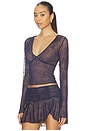 view 2 of 4 Yvette Top in Midnight
