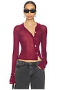 view 1 of 4 Davina Top in Burgundy