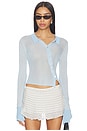 view 1 of 4 Davina Top in Powder Blue