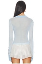 view 3 of 4 Davina Top in Powder Blue