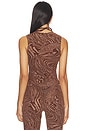 view 3 of 4 Amina Top in Brown
