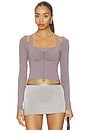 view 1 of 4 Nerina Top in Steel