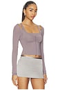 view 2 of 4 Nerina Top in Steel