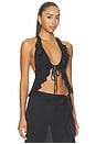 view 2 of 4 Portia Top in Black