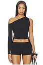 view 2 of 5 Marielle Top in Black
