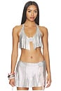 view 1 of 6 Milana Top in Silver