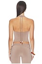 view 4 of 5 Rhea Halter Top in Taupe