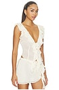 view 2 of 4 Sapphire Ruffle Top in Cream