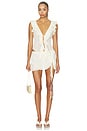 view 5 of 4 Sapphire Ruffle Top in Cream