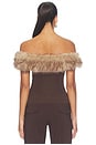 view 5 of 5 Lora Top in Chocolate Brown