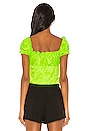 view 3 of 4 Naomi Top in Neon Green