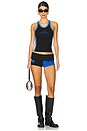 view 4 of 4 Alyse Tank in Black & Blue