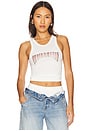 view 1 of 4 Sagittarius Zodiac Tank in White