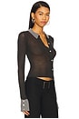 view 2 of 5 Davina Top in Black