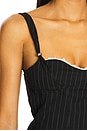view 5 of 5 Marrion Corset in Black