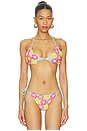 view 1 of 5 Blossom Bikini Top in Orange Multi