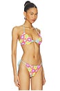 view 2 of 5 Blossom Bikini Top in Orange Multi