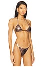 view 2 of 5 Alohi Bikini Top in Brown