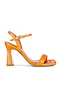 view 1 of 5 Yuxta Sandal in Orange Fizz