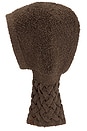view 3 of 4 Cableweave Balaclava in Soil