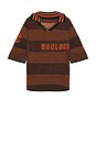 view 6 of 6 Boulder Line Polo Shirt in Rust Brown