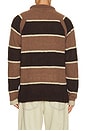 view 2 of 4 Stripped Polo Shirt in Woodland