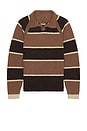 view 4 of 4 Stripped Polo Shirt in Woodland