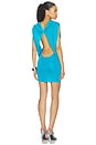 view 1 of 3 Crimson Drape Dress in Turquoise