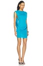 view 3 of 3 Crimson Drape Dress in Turquoise