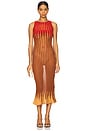 view 1 of 4 VESTIDO GRADFLARE in Pale Rose Ember