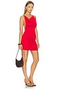 view 1 of 5 Cowl Neck Mini Dress in Red
