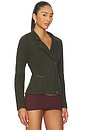view 2 of 4 Crossover Zip Jacket in Swamp