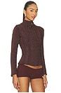view 2 of 4 Threadline Jacket in Chocolate