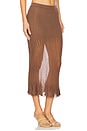 view 2 of 6 Pleating Maxi Skirt in Mocca