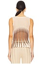 view 3 of 4 Gradflare Sleeveless Top in Cocoa Beige