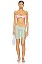 view 4 of 5 Tiny Twist Bikini Top in Pink & Blush