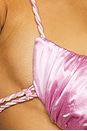 view 5 of 5 Tiny Twist Bikini Top in Pink & Blush