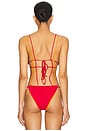 view 3 of 5 Grad Bikini Top in Cherry Citrus