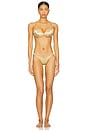 view 4 of 4 Hold Bikini Top in Gold Acid