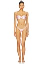 view 4 of 4 High Weave Bikini Bottom in Pink